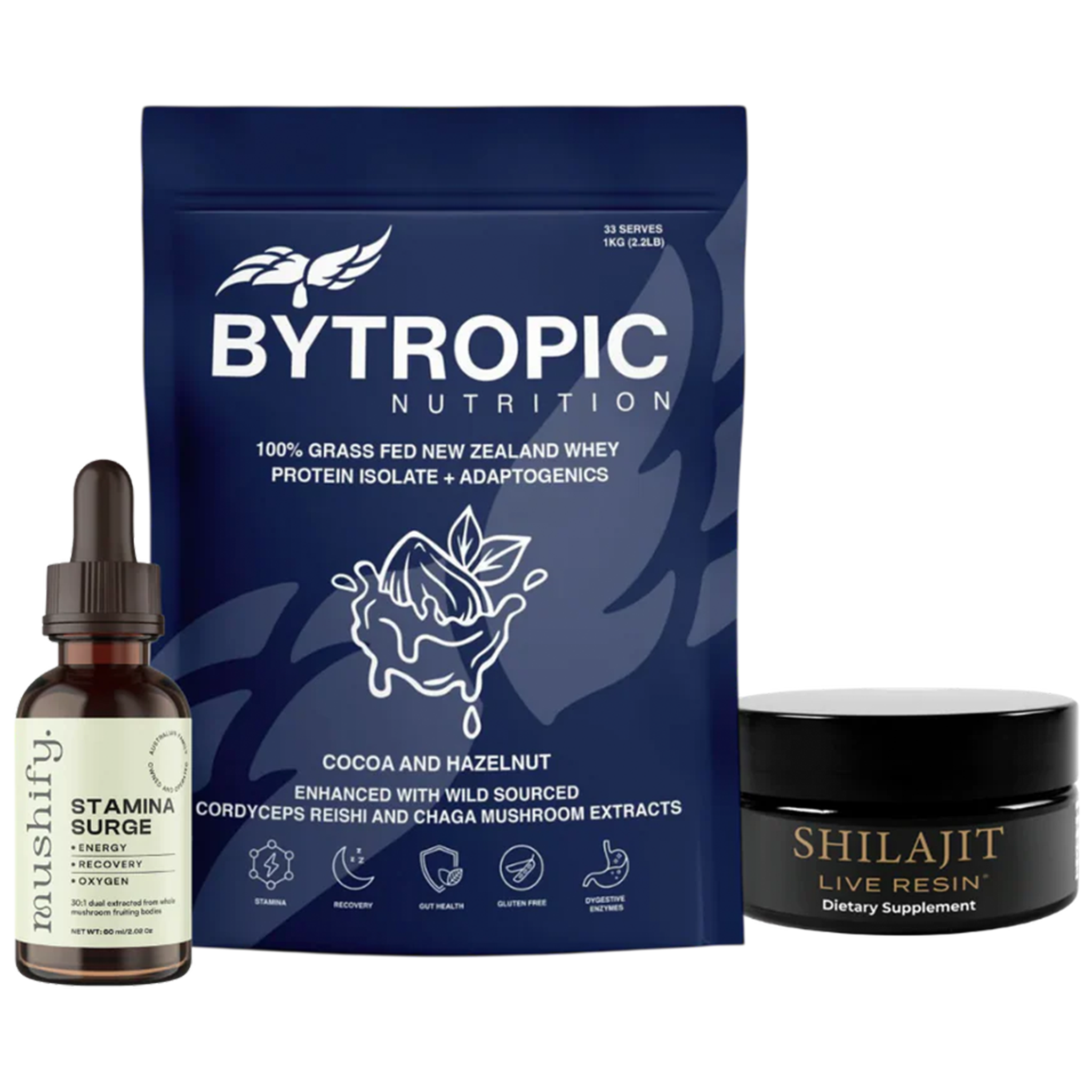 Power Trinity - Mineral Shilajit, WPI CRC Protein & Stamina Surge