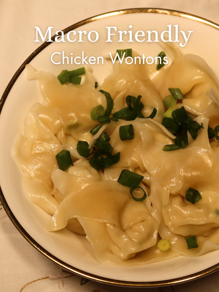 Macro Friendly Chicken Wontons