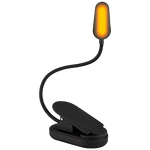 NoBlue Rechargeable Amber Book Light 1