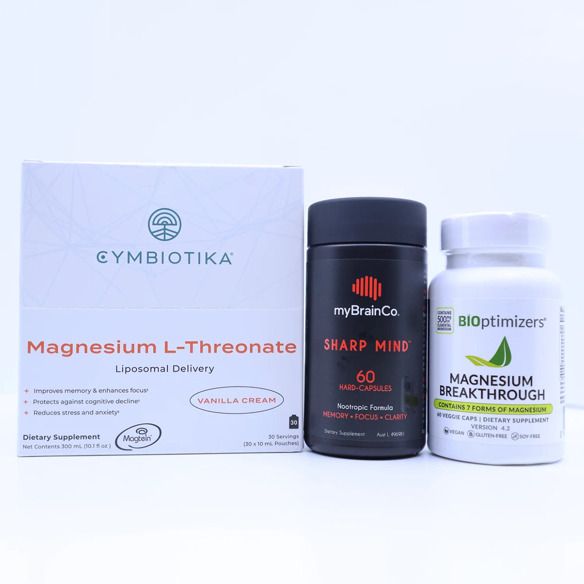 Clarity Trinity - Sharp Mind, Magnesium L-Threonate & Magnesium Breakthrough