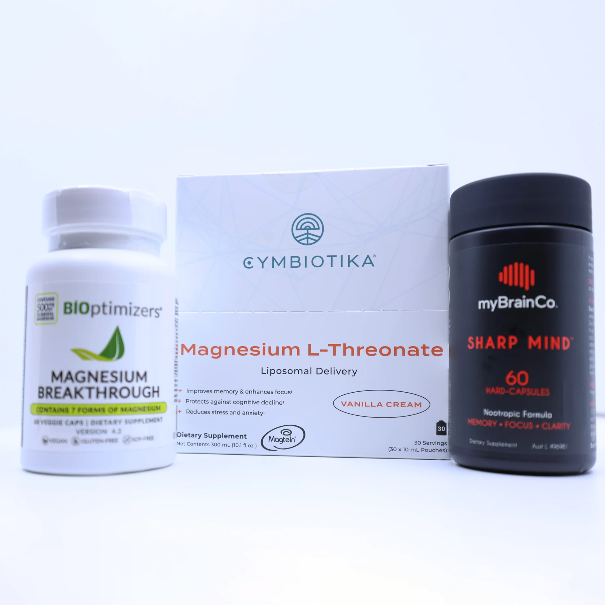 Clarity Trinity - Sharp Mind, Magnesium L-Threonate & Magnesium Breakthrough