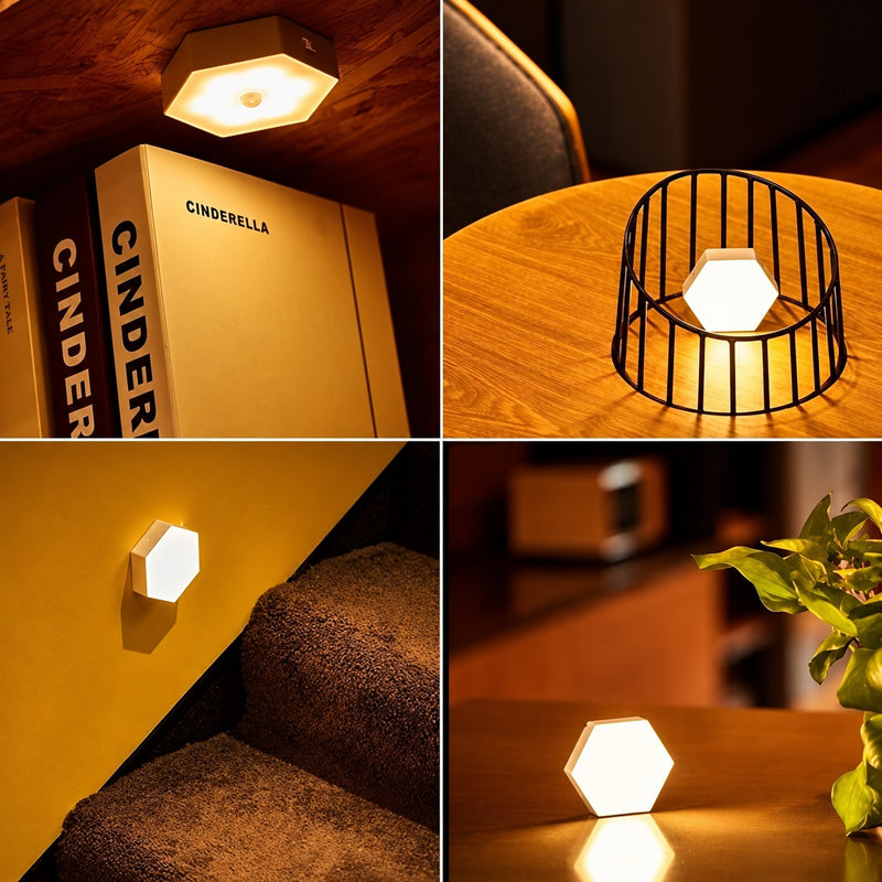 NoBlue Amber Motion-Activated Night Light